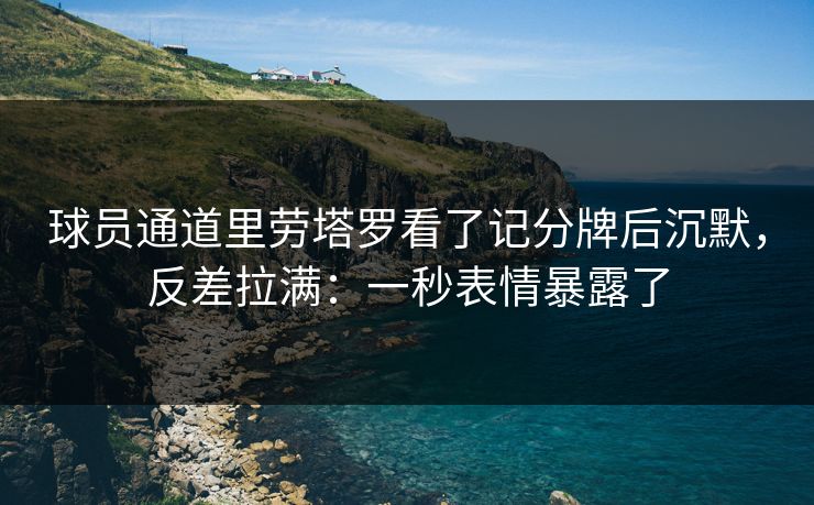 球员通道里劳塔罗看了记分牌后沉默，反差拉满：一秒表情暴露了